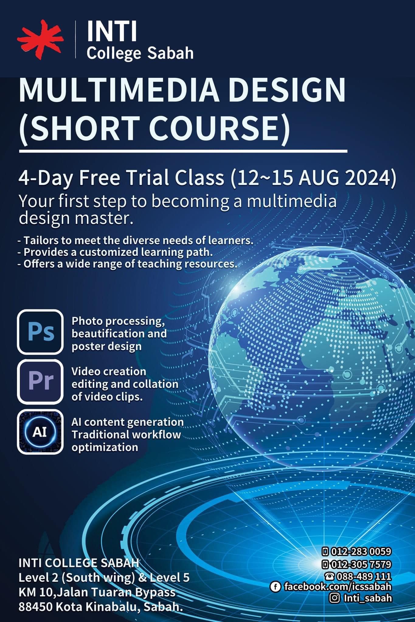4 Days of FREE course in Multimedia Design