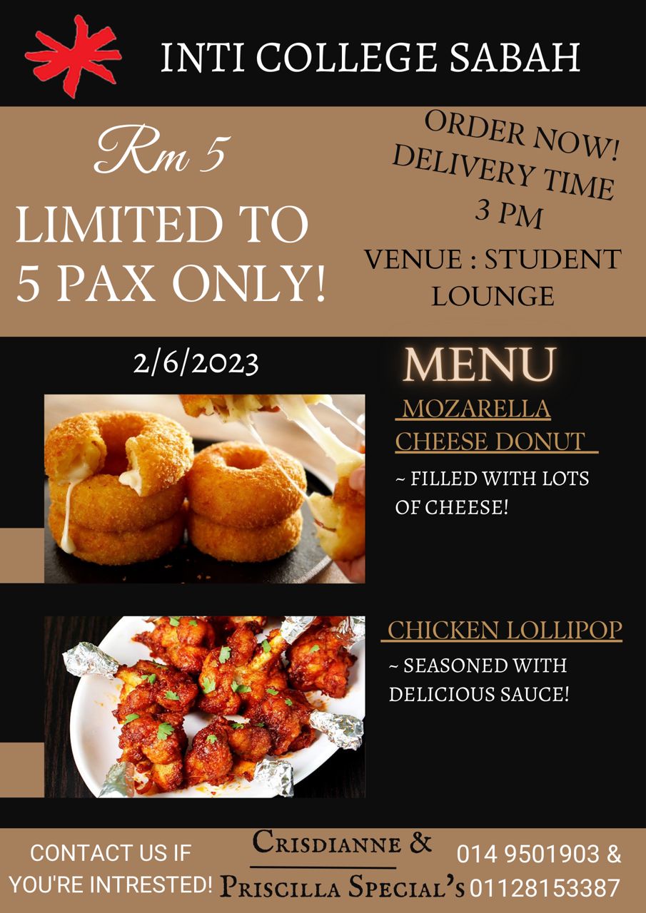 Selling Activities Poster by DHTM students